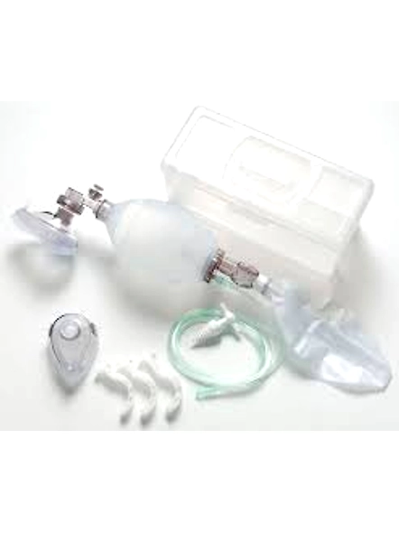 Resuscitator Adult with Pop - off Valve (White)