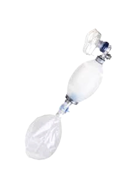 Resuscitator Adult with Pop - off Valve (White)
