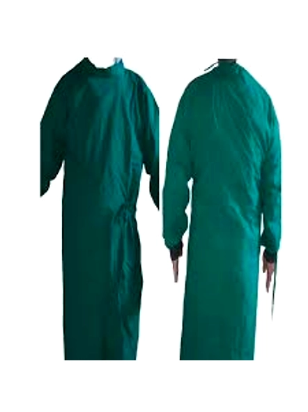 Surgical Gown – Cotton / PV SUITING Double Flap (Wrap Around)-1