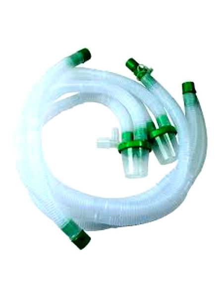 Ventilator Circuit with Double Water Trap ( Adult with Catheter Mount Reusable &amp; Latex Free )-1
