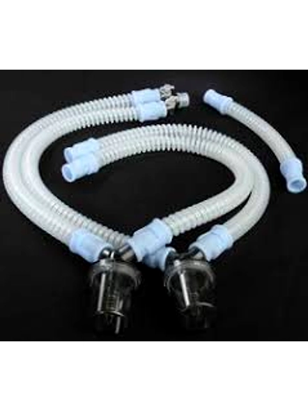 Ventilator Circuit with Double Water Trap ( Child / Paediatric with Catheter Mount Reusable & Latex Free )