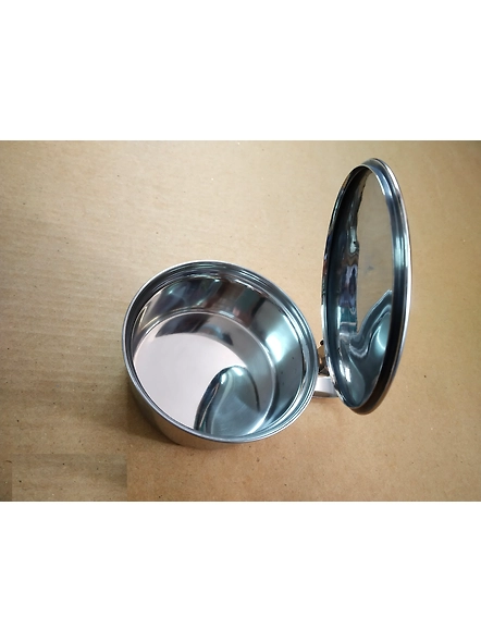 Sputum Mug with Cover - Stainless Steel-Regular-3