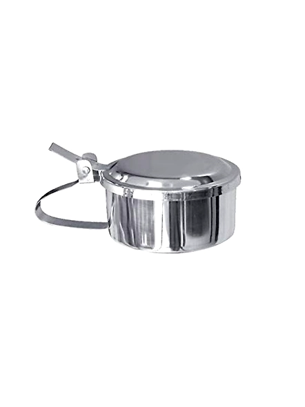 Sputum Mug with Cover - Stainless Steel-Regular-1