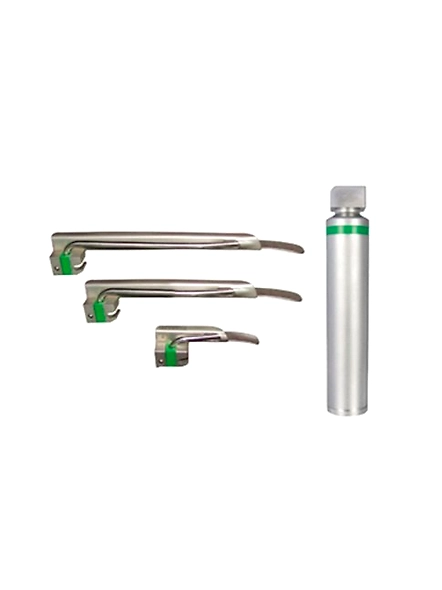 Fibre Optic Laryngoscope Set, Miller (With Handle)-3