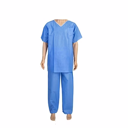 disposable scrub suit, non woven