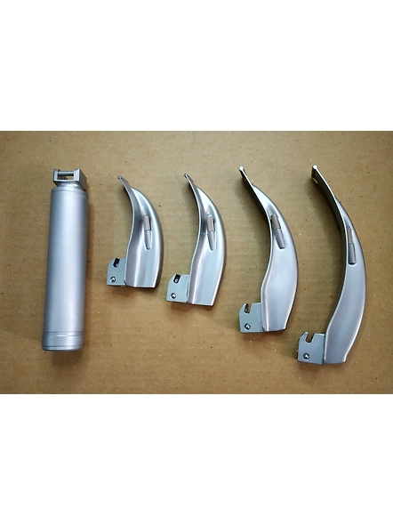 Fibre Optic Laryngoscope Set, Macintosh (With Handle)-2