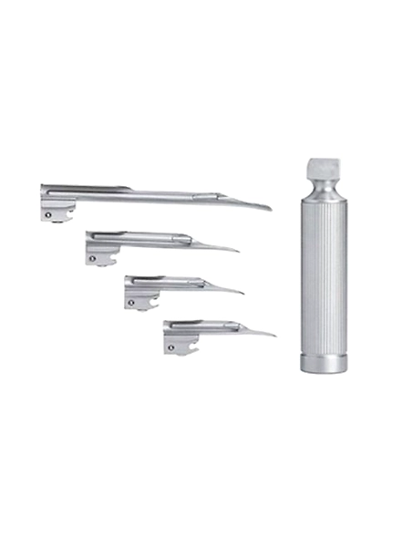 Laryngoscope Set, Miller with LED Lamp(With Handle)