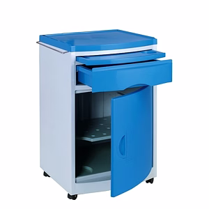 BEDSIDE LOCKER-ABS + WHEELS