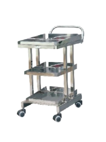 Bedside Drug Trolley(Stainless Steel)-DS-119