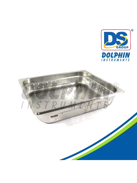 S.S PERFORATED INSTRUMENT TRAY 8X10 HEAVY-Holloware-00a535