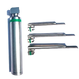 Fibre Optic Laryngoscope Set, Miller (With Handle)