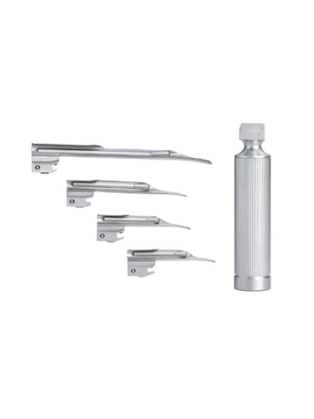 Laryngoscope Set, Miller with LED Lamp(With Handle)-4