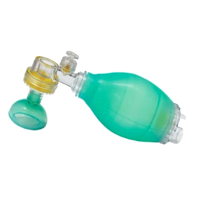 Artificial Resuscitator (Ambu Type Bag), Silicone (green), Infant, Autoclavable