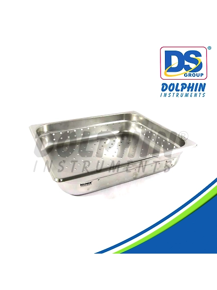S.S PERFORATED INSTRUMENT TRAY  9X6-1