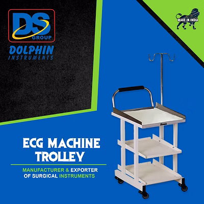 ecg machine trolley