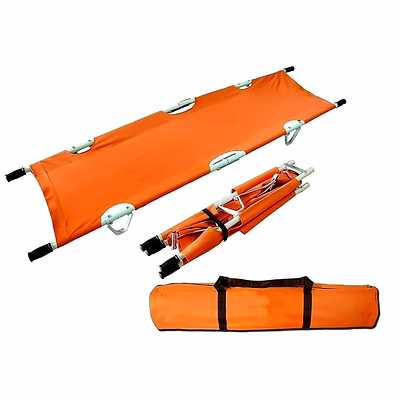 folding stretcher-two fold with bag