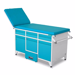 examination couch(full length with mattress 3" & step stool)