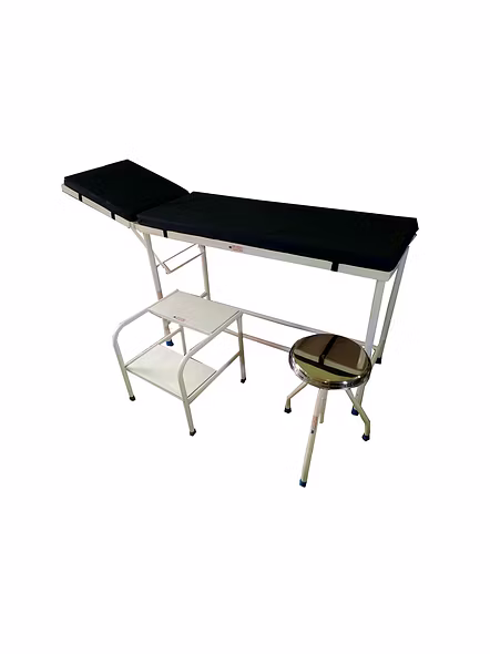 GYNAE EXAMINATION COUCH (WITH MATTRESS 3&quot; &amp; STEP STOOL)-DS-249
