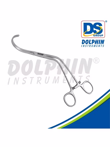 WEBER AORTIC CLAMP 10&quot;-Cardio-00a25