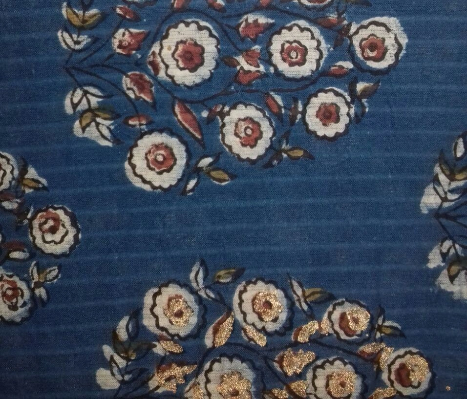 Hand Block Printed Fabric-12251804