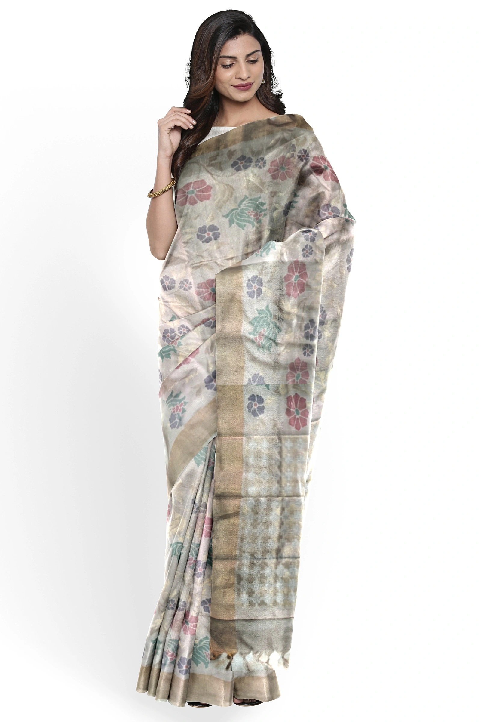 HANDLOOM WOVEN AND PRINTED INDIAN SAREES-IKATS-2