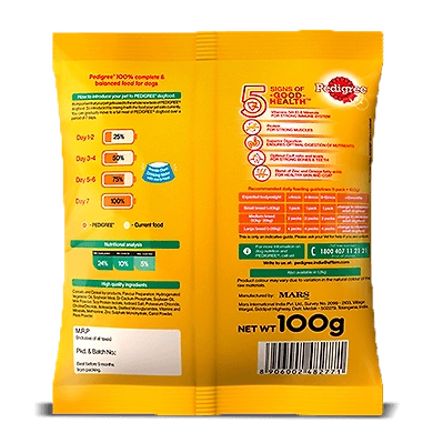 Pedigree Puppy Milk and Vegetable-100 Gm-1