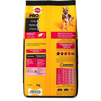Pedigree Professional Active Adult-3 Kg-1
