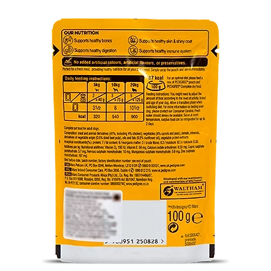 Pedigree Gravy Adult Chicken and Vegetables-100 Gm-1