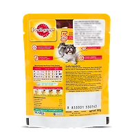 Pedigree Gravy Adult Chicken and Liver Chunks-80 Gm