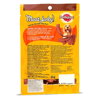 Pedigree Care and Treats Adult Meat Jerky Stix Grilled Liver-80 Gm-1