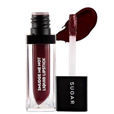 Smudge Me Not Liquid Lipstick 21 Aubergine Queen (Blackened Burgundy)-SKU-VIJ-0133