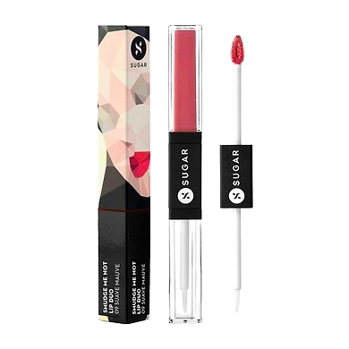 Smudge Me Not Lip Duo 09 Suave Mauve (Mauve)-SKU-VIJ-0162