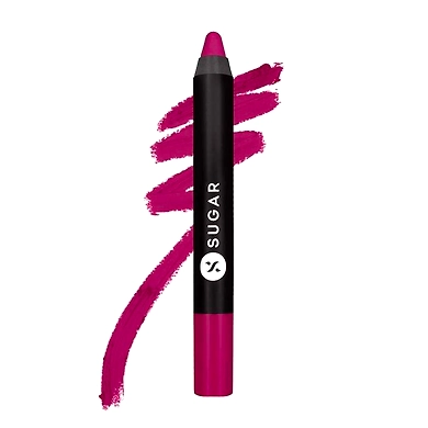 Matte As Hell Crayon Lipstick 21 Rose Tyler (Light Fuchsia/ Deep Rose)-SKU-VIJ-0178