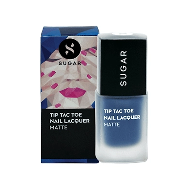 Tip Tac Toe Nail Lacquer - 026 Beat The Blues (Matte Dusty Blue)-SKU-VIJ-0254