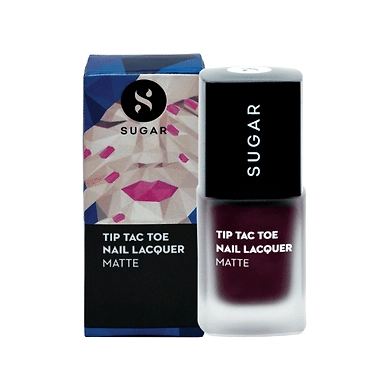 Tip Tac Toe Nail Lacquer 008 Purple In Paradise (Matte Maroon)-SKU-VIJ-0258