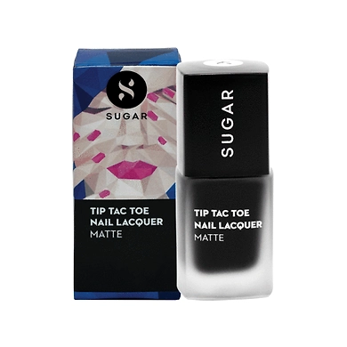 Tip Tac Toe Nail Lacquer 031 Black In Business (Matte Jet Black)-SKU-VIJ-0271