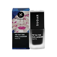 Tip Tac Toe Nail Lacquer 031 Black In Business (Matte Jet Black)