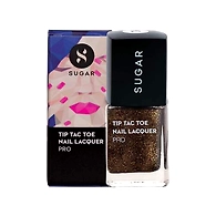Tip Tac Toe Nail Lacquer 076 Black Burner (Black Gold With Shimmer)