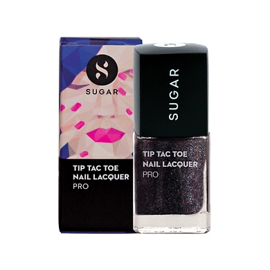 Tip Tac Toe Nail Lacquer 072 Bring Black To Life (Black With Multicolor Shimmer)-SKU-VIJ-0286