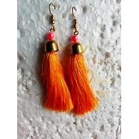 Yellow Tassel Earring