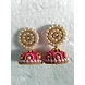 Top with Jhumka Maroon-JMMB_757002_BR1128_TJM_1-sm