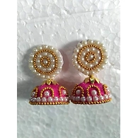 Top with Jhumka Maroon