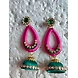 Oval Jhumka Green-JMMB_757002_BR1134_OJG_1-sm