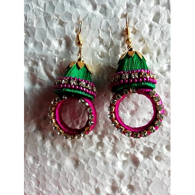 Glass Jhumka Pink and Green-JMMB_757002_BR1136_GJPG_1