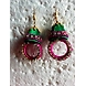 Glass Jhumka Pink and Green-JMMB_757002_BR1136_GJPG_1-sm