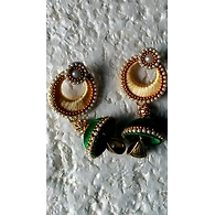 Top with Chandbali Green