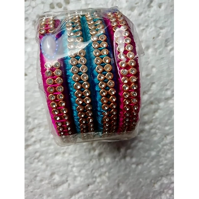 Silkthread sky with Pink Stone Bangles(size 2-6,2-4,2-8)-JMMB_757002_BR1158_SPSB_1