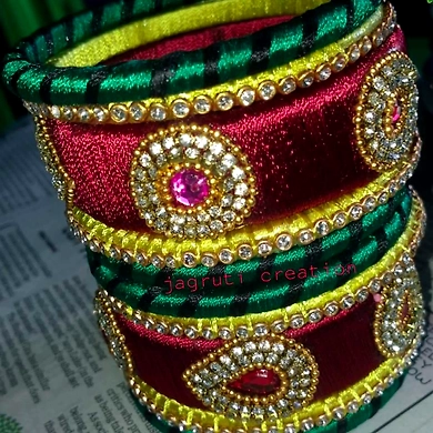 Handmade Silkthread Bangle set-JMMB_757002_BR1162_HSB_1