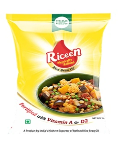 Riceen (Rice Bran Oil) Pouch (1Ltr)-RHIF000002