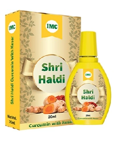 Shri Haldi Curcumin with Kesar (20ml)-RHIHE000174